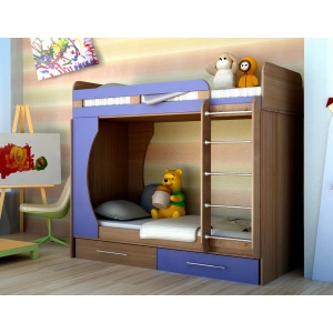 Детские кровати двухъярусные Орбита-2  - мебель для двоих детей в детскую комнату