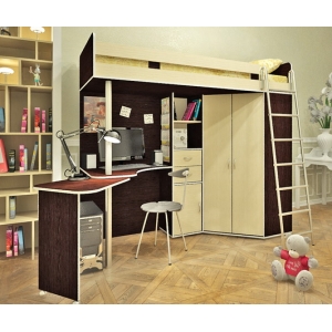 Мебель для детей Орбита-1 ЛАЙТ (венге/дуб кремона),спальное место 200х80 см