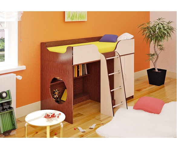 Кровать чердак Орбита-6 - детская мебель для детей