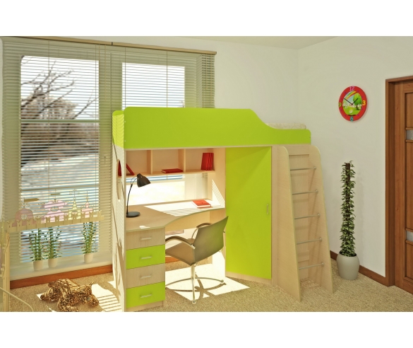 Кровать чердак Орбита-7 - детская мебель для детей