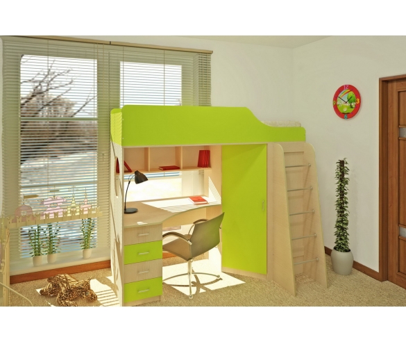 Детская мебель Орбита-7 - кровать чердак для детской комнаты