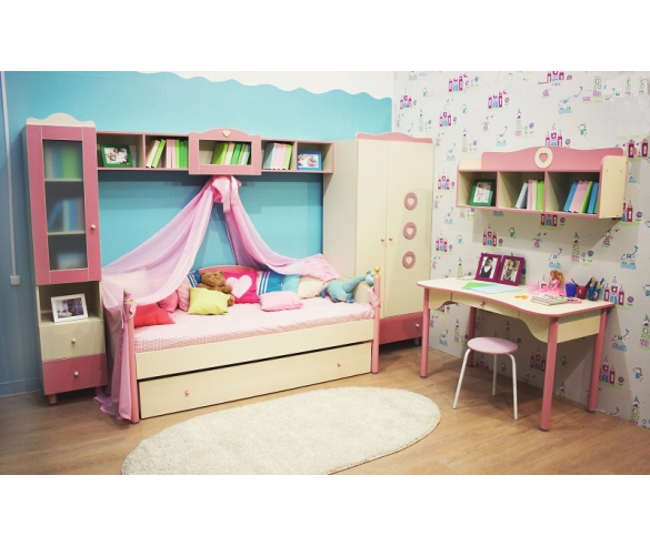 недорогая детская мебель серии Принцесса фабрики 38 попугаев