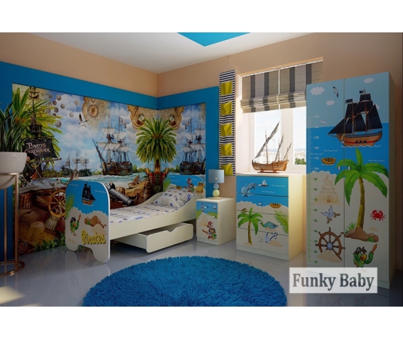 Комплект детской мебели серии Пираты от Фанки Бэби
