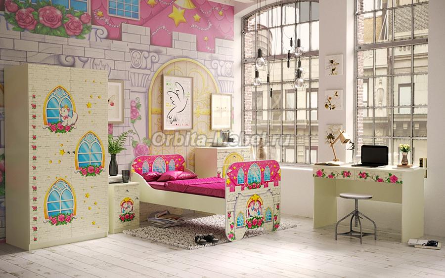 Купить детскую мебель в комнату для девочки в Москве