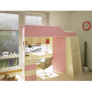 Детская кроватка для девочек Орбита-7, спальное место 190х80 см. 6 цветов фасадов.