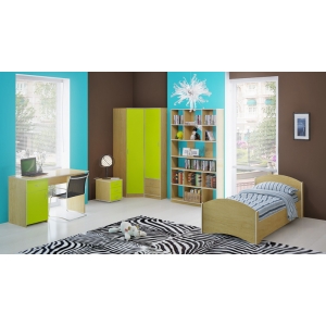 Готовая комната №3 (бук/зеленый). Орбита-13