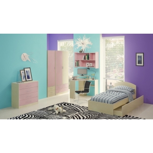 Готовая комната №4 (дуб кремона/розовый). Орбита-13