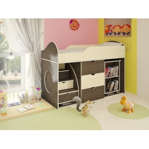 Орбита-14 мебель для детей, спальное место 160х70 см РАСПРОДАЖА! венги/дуб кремона или ольха/орех французкий 