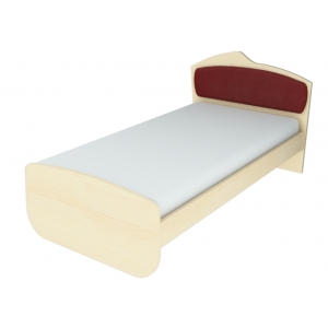 Кровать односпальная К1-5 одна наклейка  размеры внутри