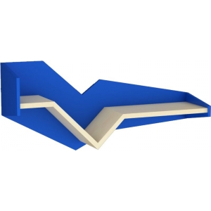 Полка навесная П 2-02 Молния