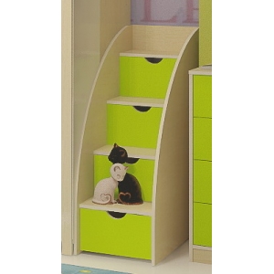 Лестница тумба с выдвижными ящиками Орбита