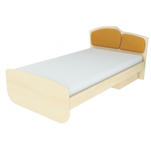 Кровать двуспальная К1-5 две наклейки размеры внутри