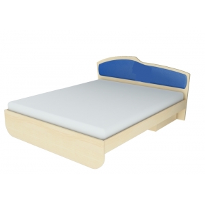 Кровать двухспальная К1-6 одна наклейка размеры внутри