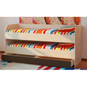 Двухъярусная кровать Орбита 17 с выдвижным спальным местом