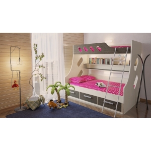 Двухъярусная детская кровать Орбита 16