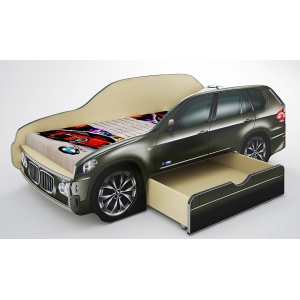 Машина кровать BMW X5 Фанки, спальн место 1700х800 мм. Скидка 36%!