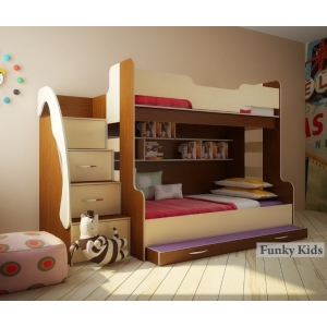 Кровать Фанки Кидз 21 для троих детей 