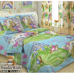Комплект детского постельного белья  Приключения Барби