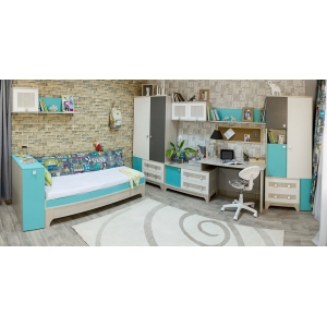 Готовая комната 2 для детей и подростков серия Индиго