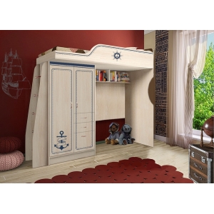 Детская мебель Капитан - кровать-чердак 