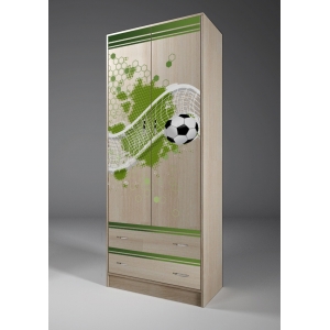 Мебель Футбол - шкаф двухдверный