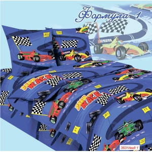 Постельное белье Формула 1 для кровати машины Ламборджини