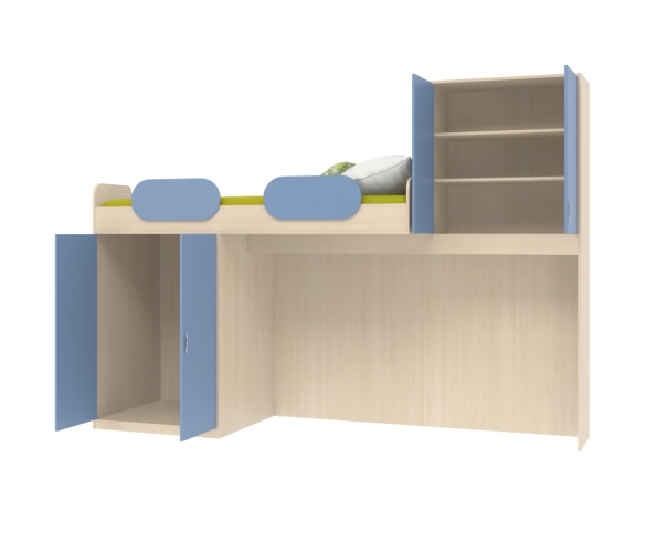 Наполнение шкафов кровати чердака Дельта