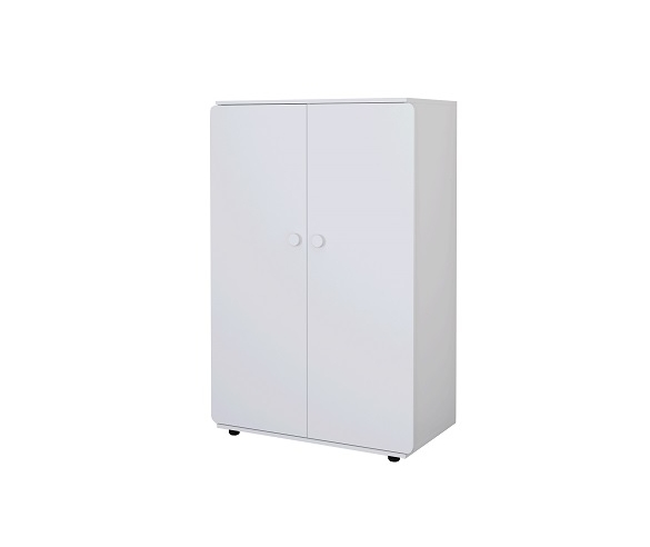 Двухстворчатый шкаф "Дельта Лофт" для одежды, Цвет: Белый