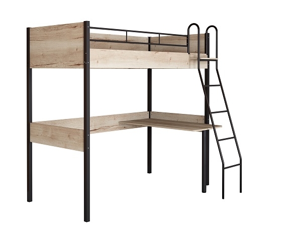 Кровать-чердак Дельта Лофт-20.02.01, Цвет: Ирландский дуб