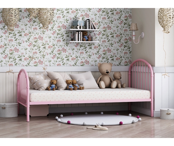 Кровать Эвора №1 - цвет корпуса розовый