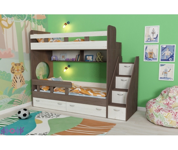 Кровать для 2-х детей Юниор 1