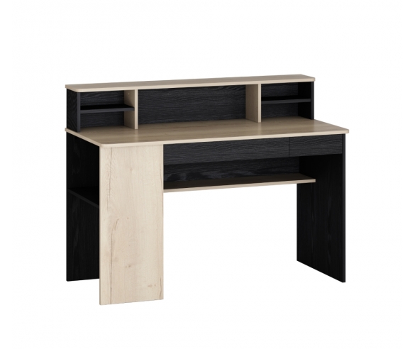 Стол с надстройкой Дельта Лофт черный