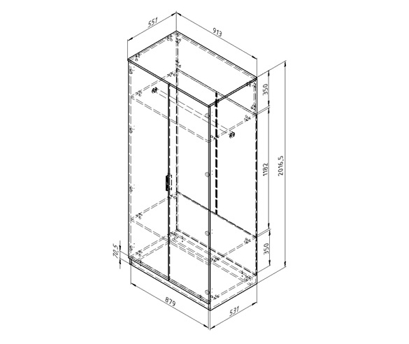 Схема шкафа Дельта Лофт
