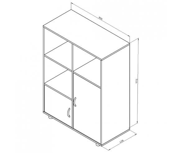 Тумба Дельта 7.02 схема с размерами