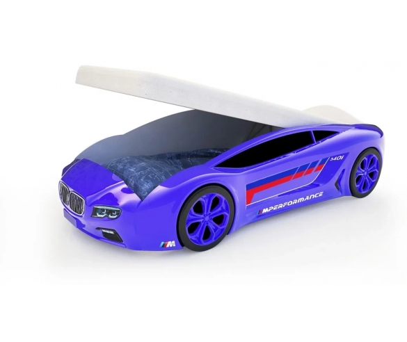 Roadster БМВ синяя с поднятым спальным местом