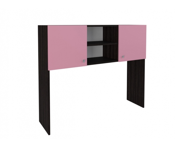 Надстройка для стола Венге/Розовый