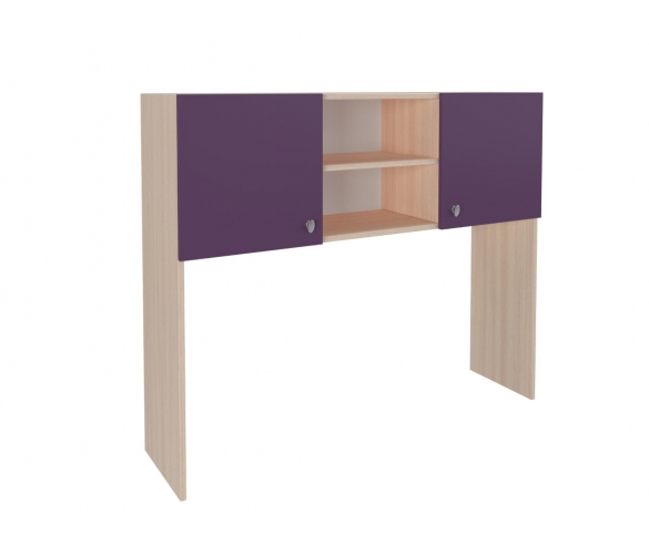 Надстройка для стола Дуб молочный/Фиолетовый
