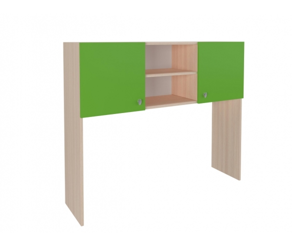 Надстройка для стола Дуб молочный/Зеленый