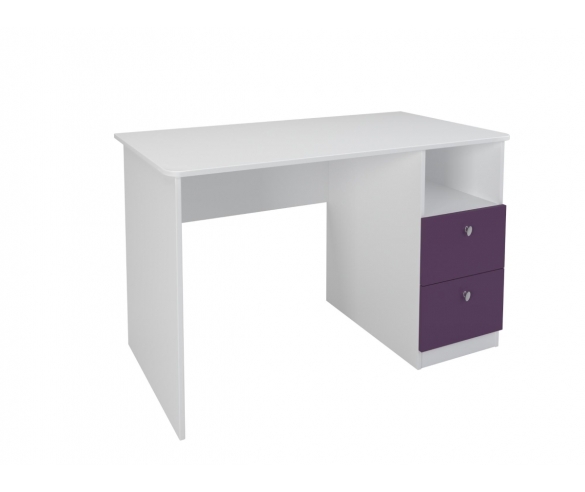 Стол письменный Белый/Фиолетовый