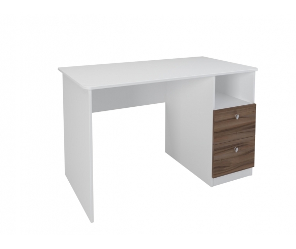 Стол письменный Белый/Орех
