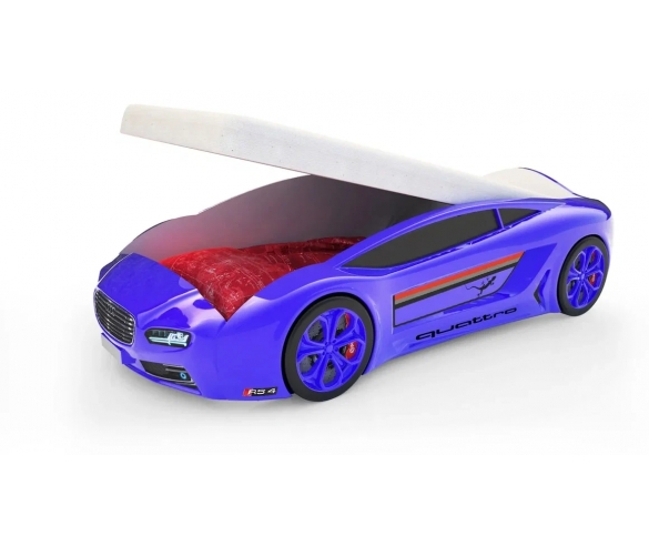 Кровать-машина Roadster Ауди синяя