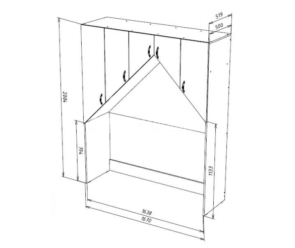Схема надкроватного моста Нордик