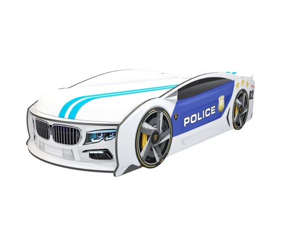 Кровать-машина БМВ Полиция 2 без колес