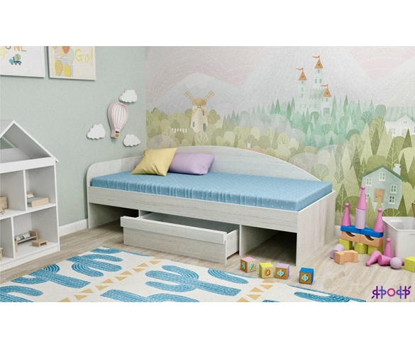 Детская кровать Изгиб в цвете Винтерберг
