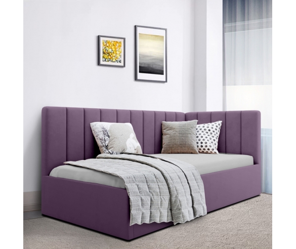 Кровать Виво со спальным местом 190х90 см в сиреневом цвете