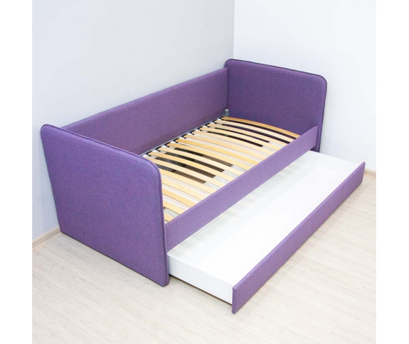 Кровать Айрис с выкатным спальным местом - цвет фиолетовый