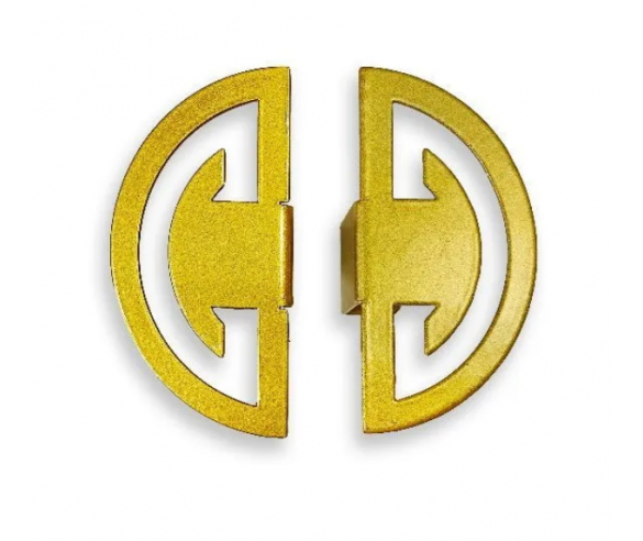 Ручка металлическая Деко золото