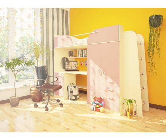 кроватка чердачек