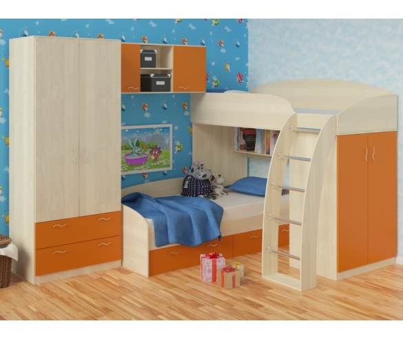 Детская мебель Соня - кровать для двоих детей.