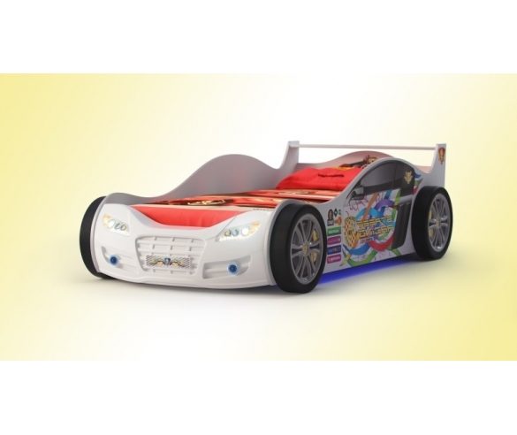 Кровать машина Р 800 белая